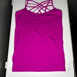 Zenana Outfitters Hot Pink Strappy Front Camisole